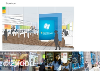 Illustration for article titled Leak: Inside the Microsoft Store With Wall-Sized Screens and the Answers Bar